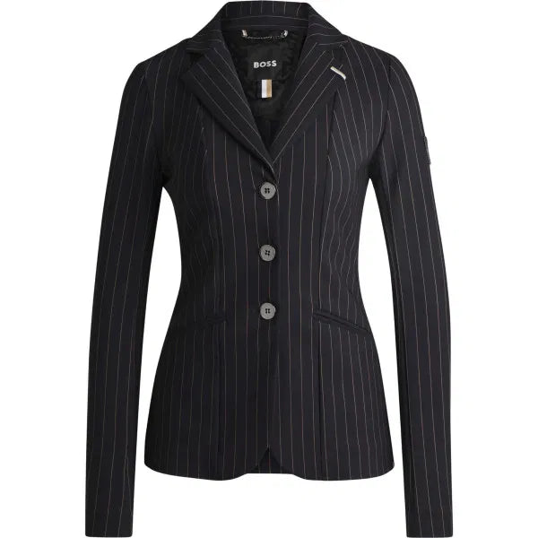 Boss Equestrian Anna Show Jacket Pinstripes Black
