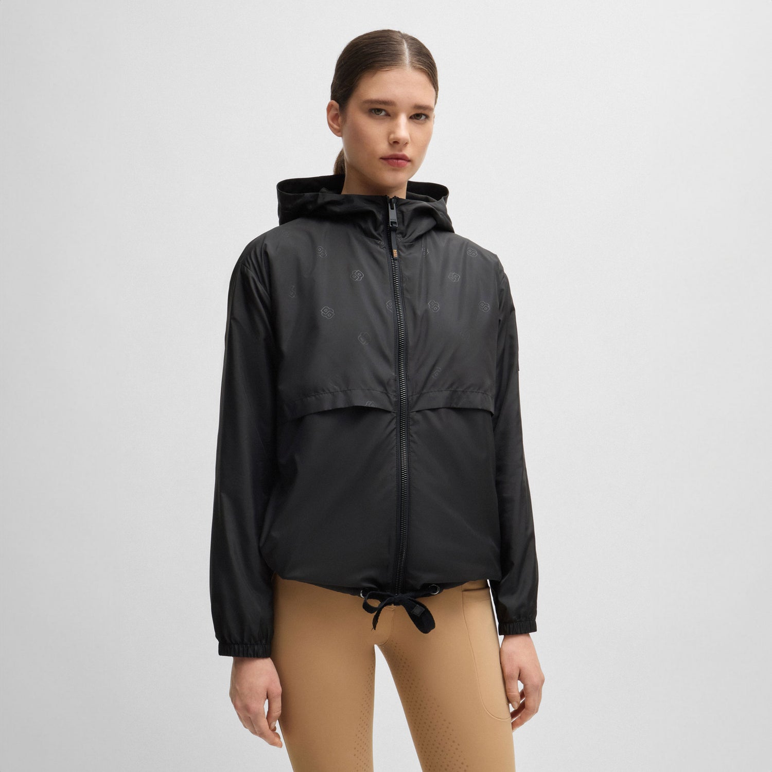 Boss equestrian Louise Rain jacket Black