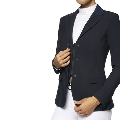 Cavalleria Toscana Navy Zip GP Competition Jacket