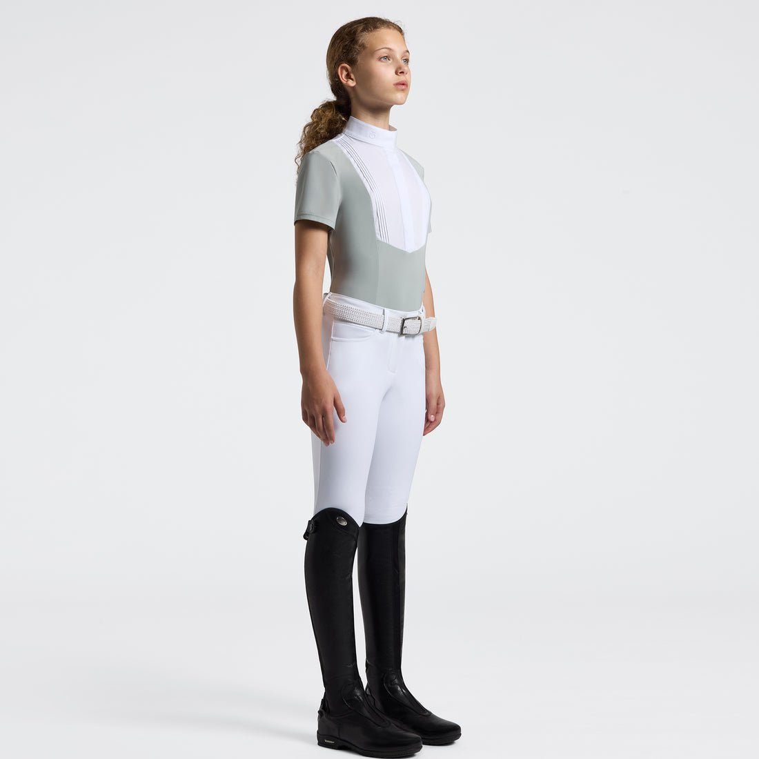 Cavalleria Toscana Kids S/S Jersey Competition Shirt W/Bib