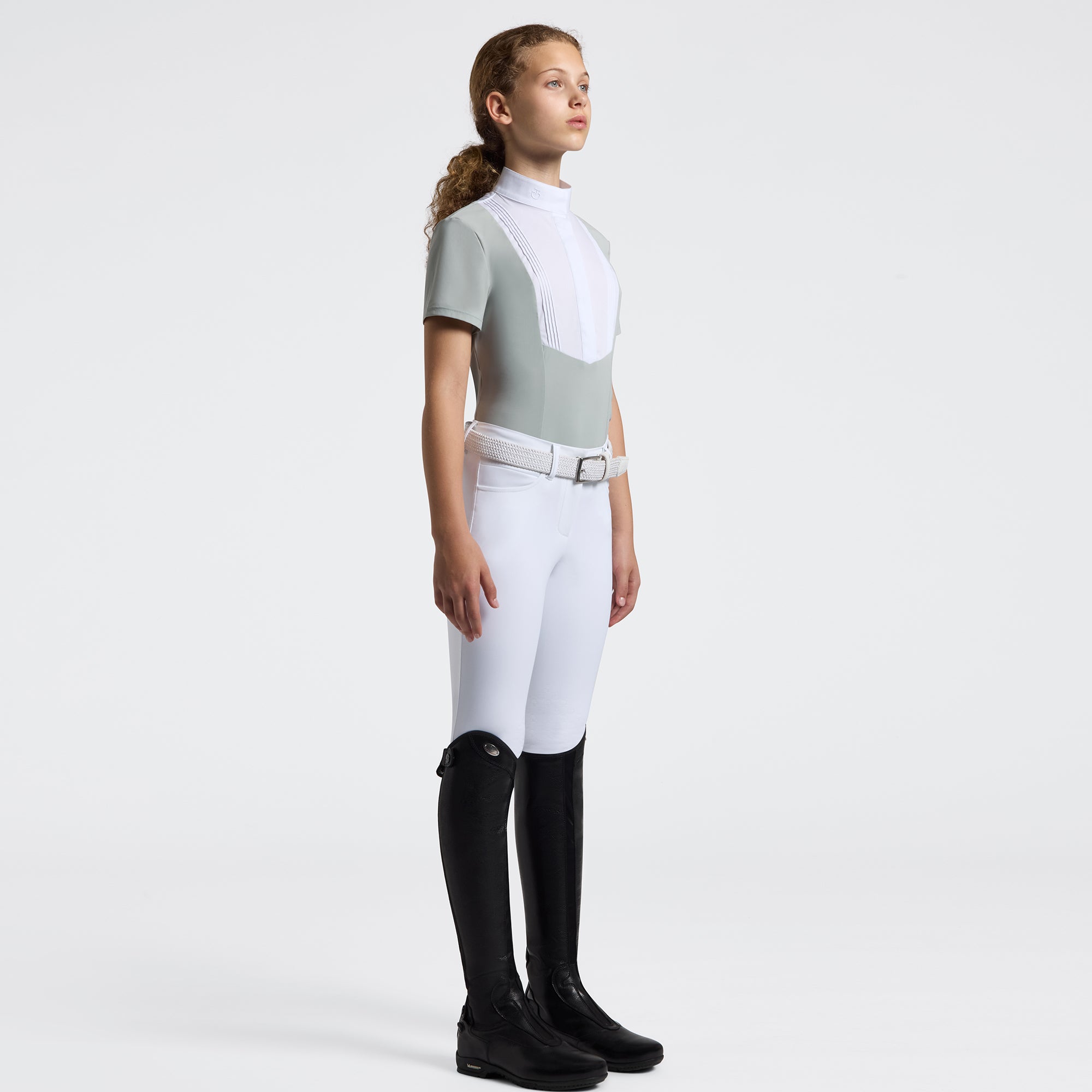 Cavalleria Toscana Kids S/S Jersey Competition Shirt W/Bib