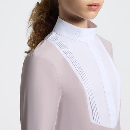 Cavalleria Toscana Kids L/S Jersey Competition Shirt W/Bib