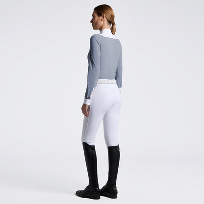 Cavalleria Toscana American Long Sleeve Shirt - Winward Blue