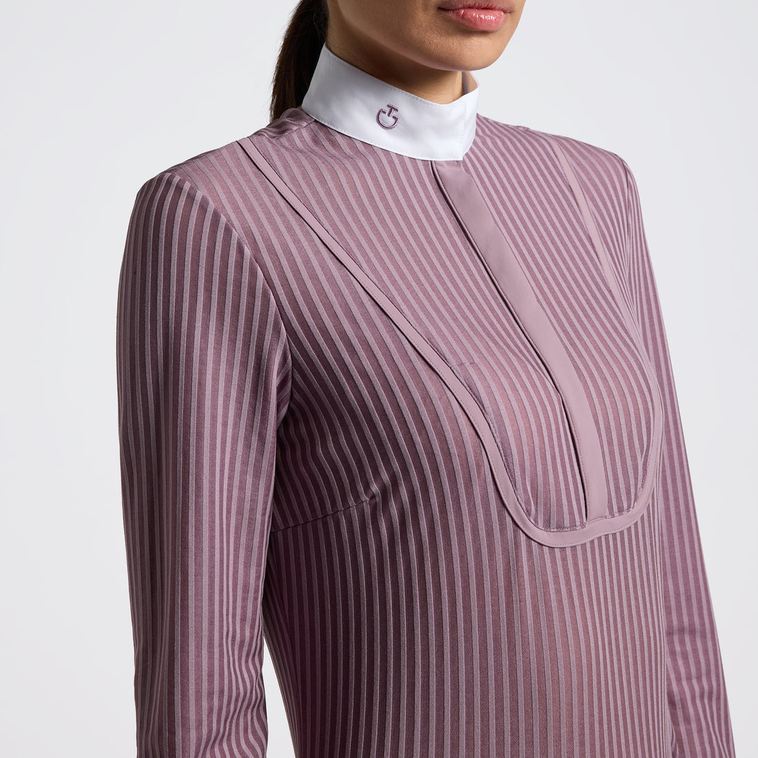 Cavalleria Toscana L/S Stripes Competition Shirt