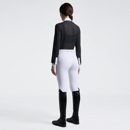Elevate your competition wardrobe with this sophisticated Cavalleria Toscana long-sleeve Show shirt, designed for the discerning rider.