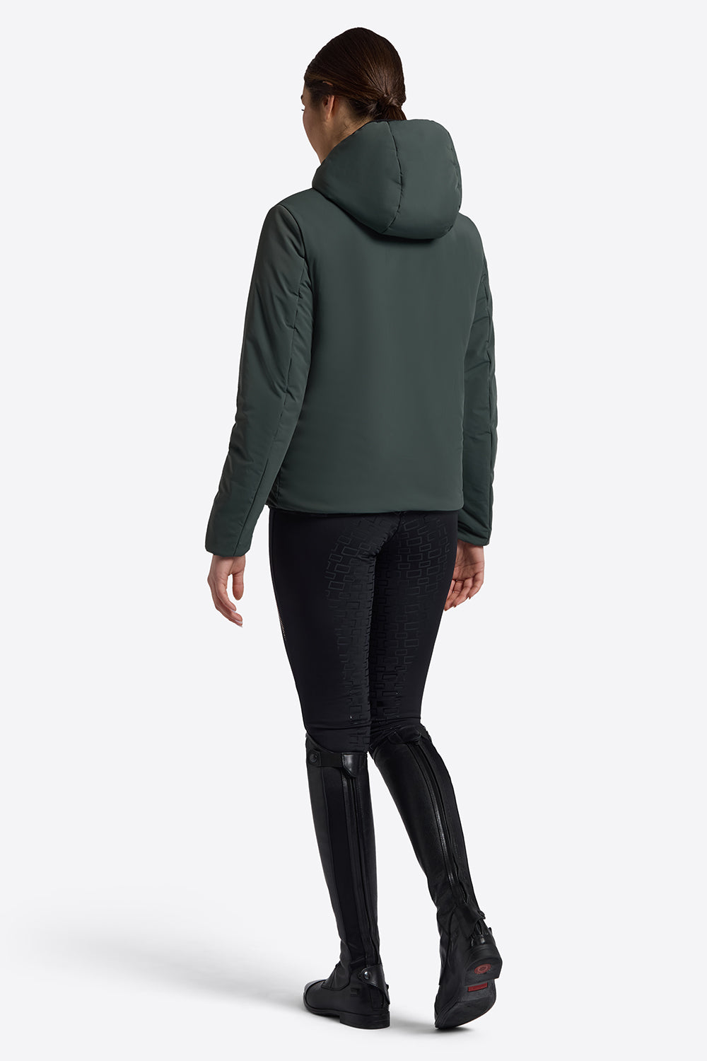 Riders Gene Women’s Padded Bomber Jacket - Deep Forest