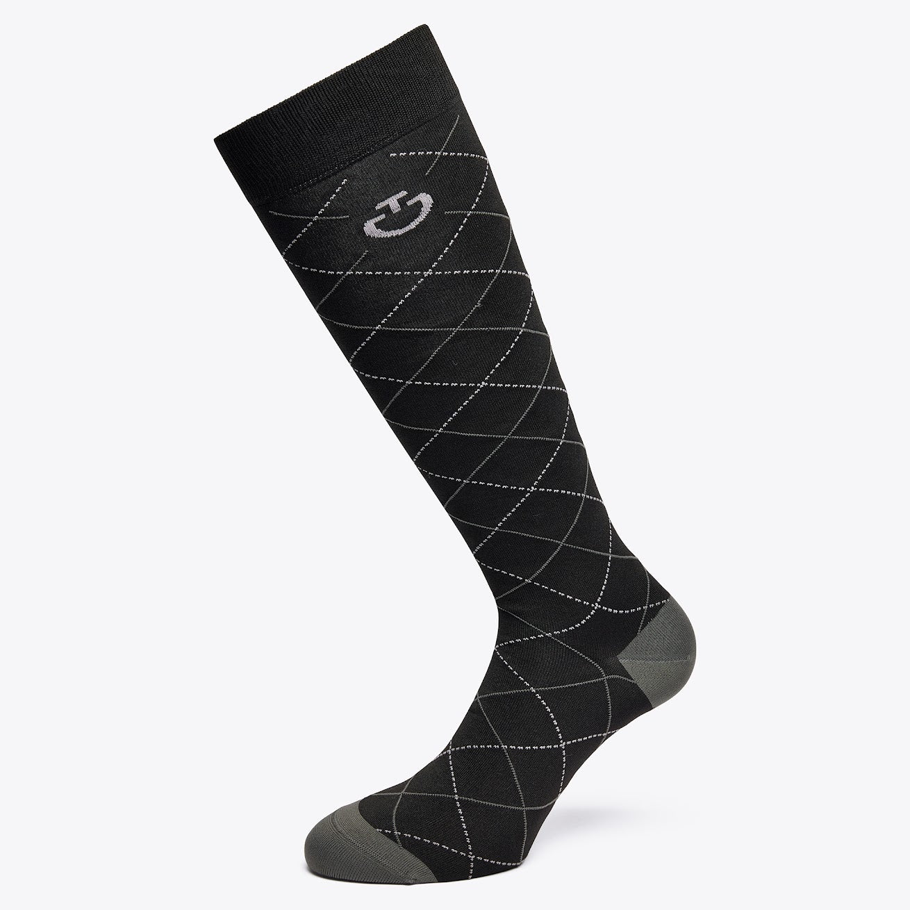 Elevate your equestrian wardrobe with the Cavalleria Toscana Argyle Socks. Featuring a classic argyle design and crafted from premium, breathable materials, these socks ensure both style and comfort in the saddle. Perfect for adding a sophisticated touch to any riding outfit. 