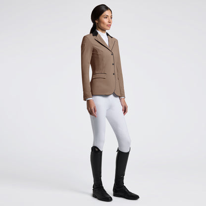 Elevate your riding experience with the Cavalleria Toscana GP Riding Jacket. Designed for both style and performance, this jacket offers a sleek fit that moves with you, ensuring comfort during every ride. Crafted from high-quality materials, it provides breathability and durability, making it ideal for competitive and casual equestrians alike. Embrace elegance and functionality in one essential piece of riding apparel.
