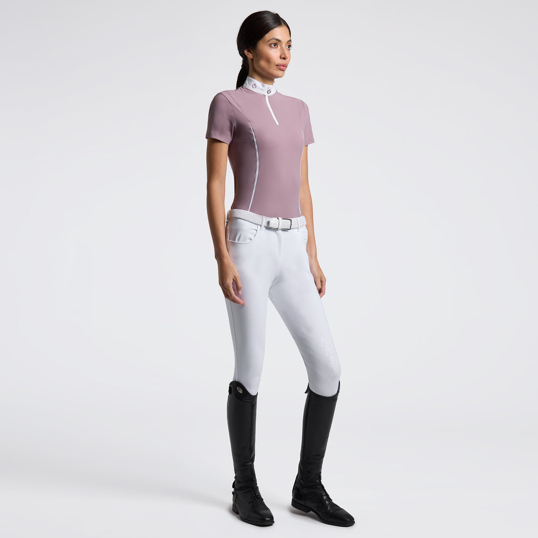 Cavalleria Toscana S/S insert Mesh Competition Shirt