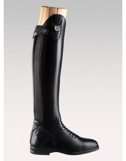 Tucci Punched Marilyn Black Riding Boots - 40-42