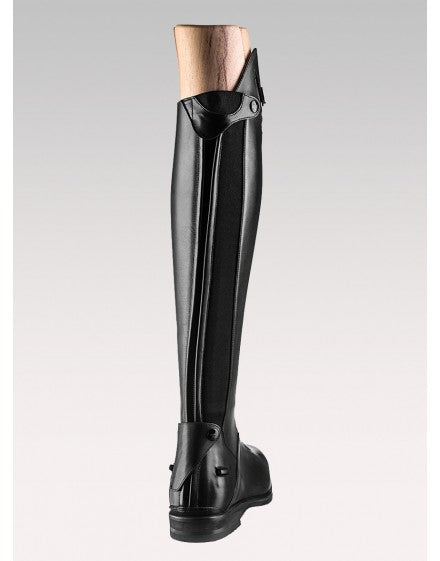 Tucci Punched Marilyn Black Riding Boots