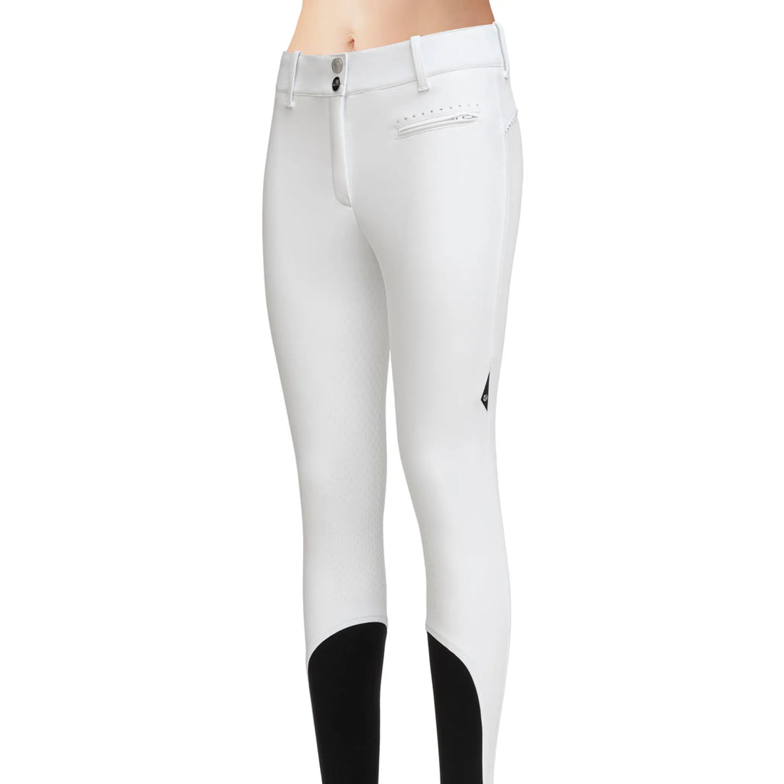 Equiline Cecilefh White Crystal Full Grip Breeches