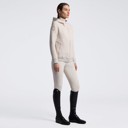 Cavalleria Toscana Technical Zip Up Hoody - Rainy Day