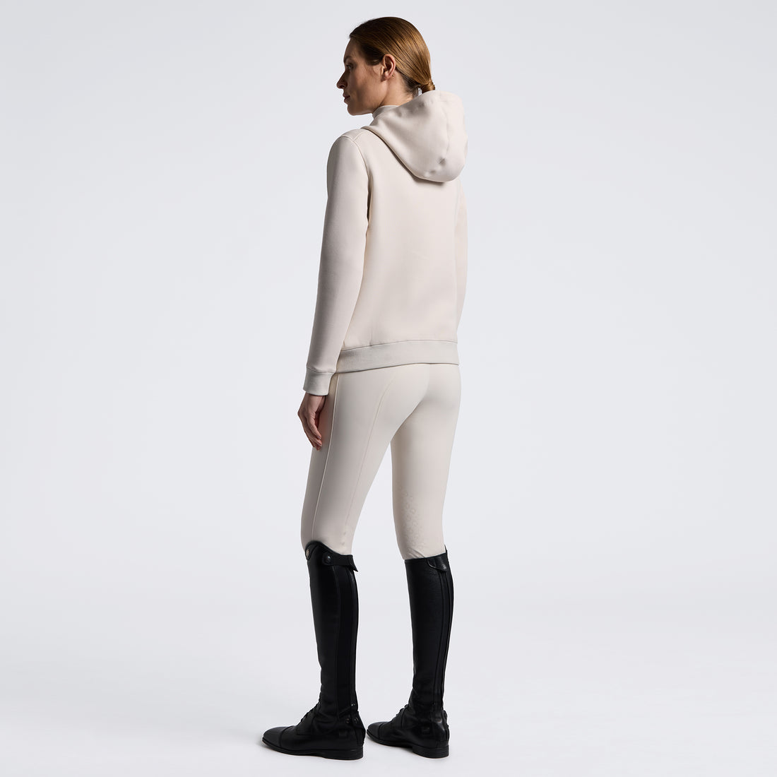 Cavalleria Toscana Technical Zip Up Hoody - Rainy Day
