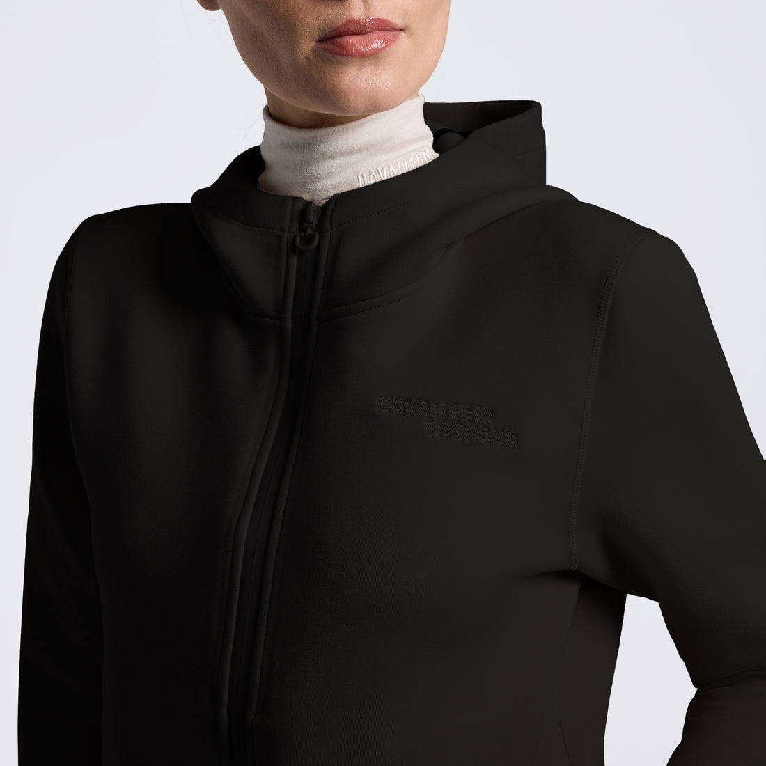 Cavalleria Toscana Technical Zip Sweatshirt - Black