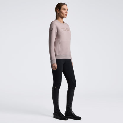 Cavalleria Toscana Technical Crew Neck Sweatshirt - Cipria