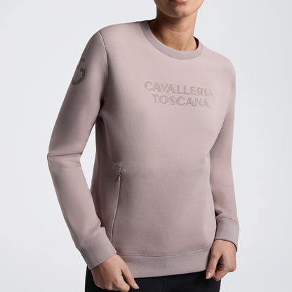 Cavalleria Toscana Technical Crew Neck Sweatshirt - Cipria