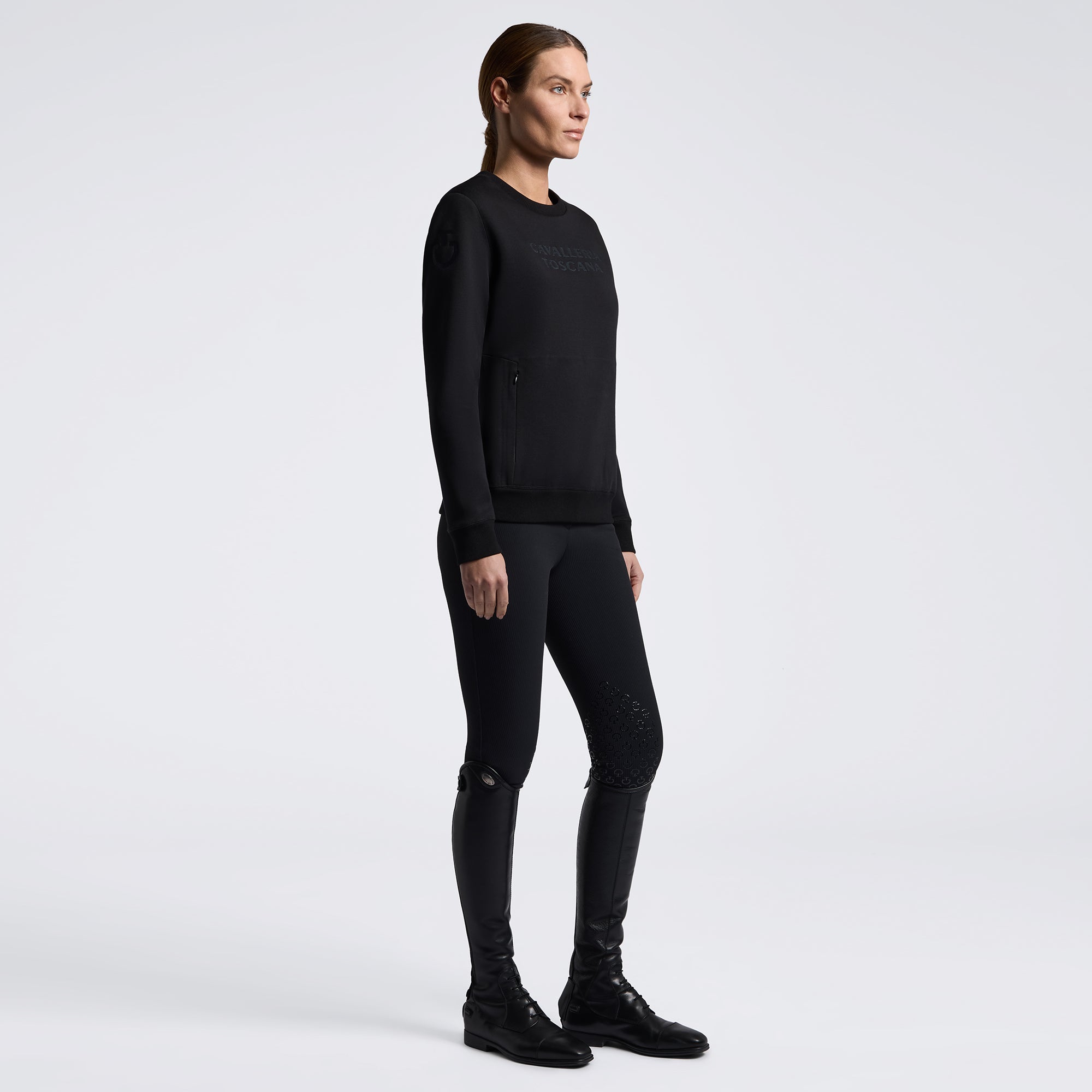 Cavalleria Toscana Technical Crew Neck Sweatshirt