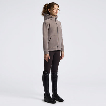 Cavalleria Toscana Childrens Unisex Fleece Zip Hoody - Cipria