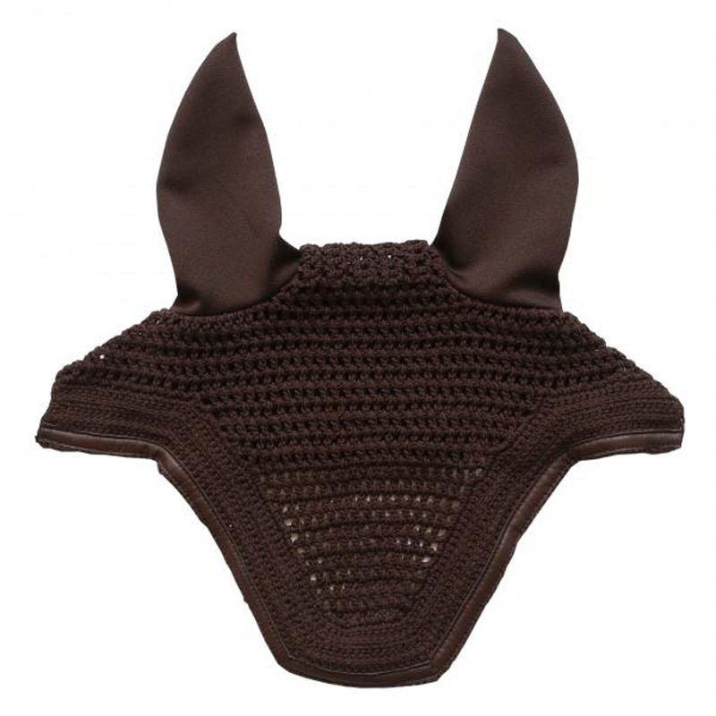 Kentucky Horsewear Wellington Horse Fly Veil Leather Soundless Ears 