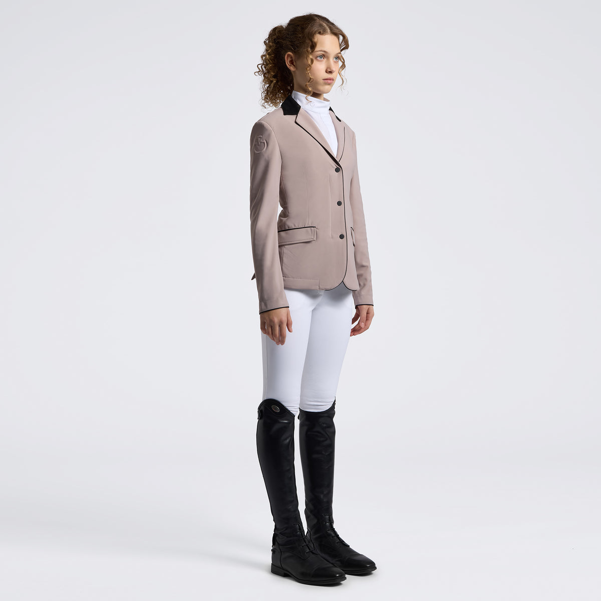 Cavalleria Toscana Girls Competition Jacket - Cipria