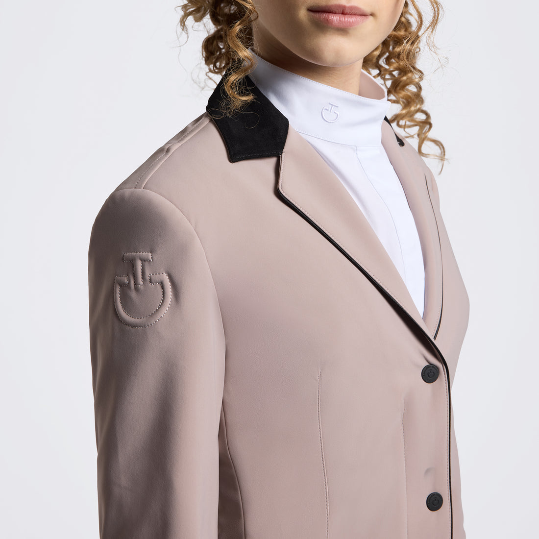 Cavalleria Toscana Girls Competition Jacket - Cipria