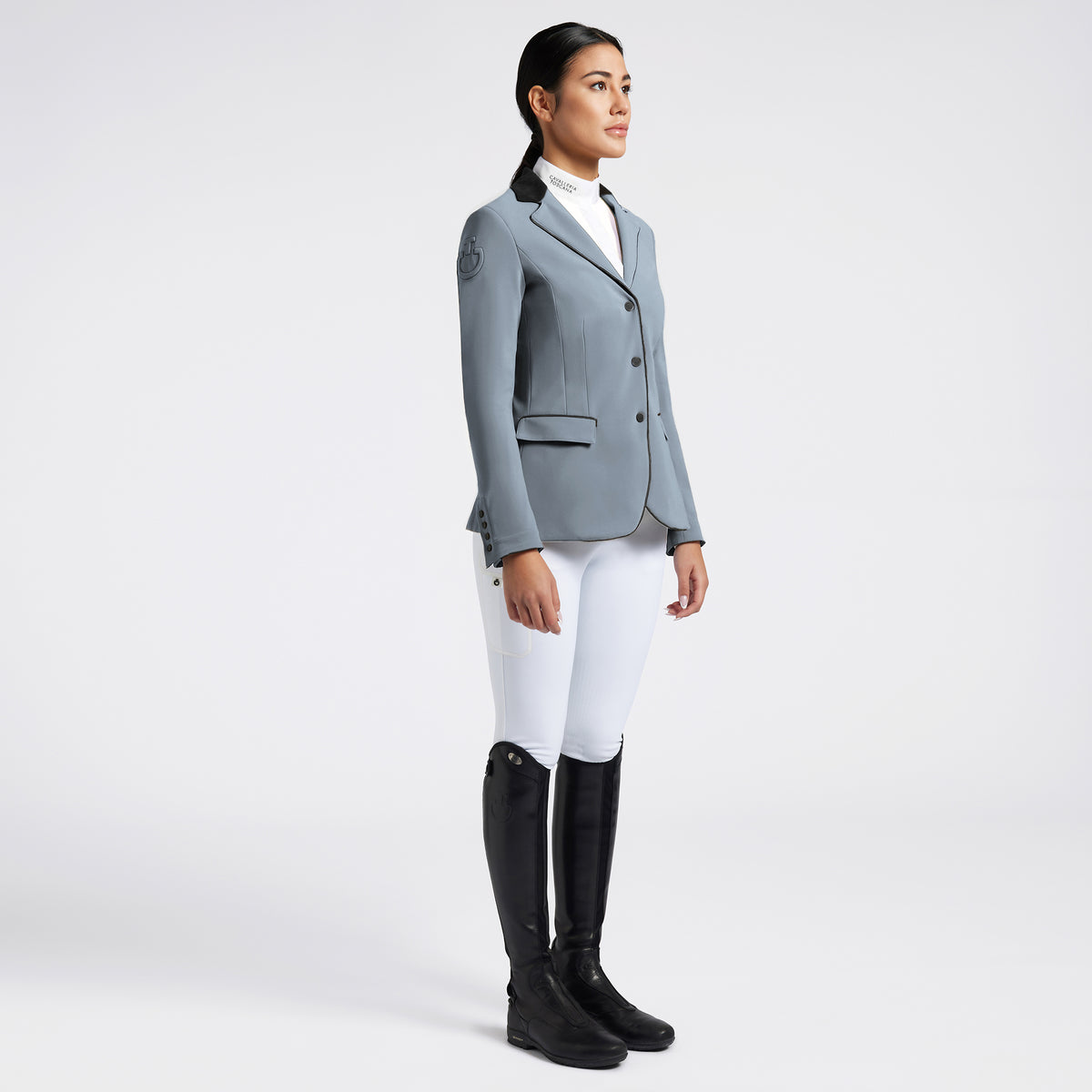 Cavalleria Toscana zip GP Competition Jacket - Winward Blue