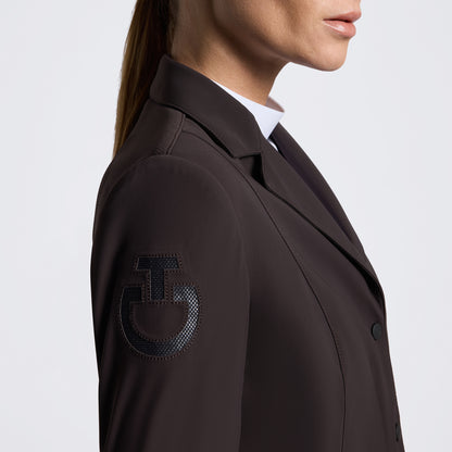 Cavalleria Toscana R-EVO Light Tech Knit Competition Jacket - Expresso