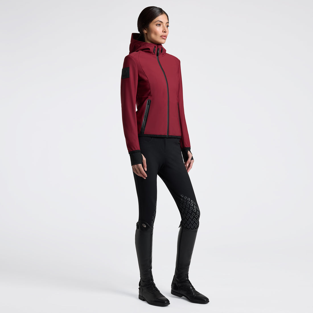 Cavalleria Toscana Thermal Hooded Performance Softshell Jacket