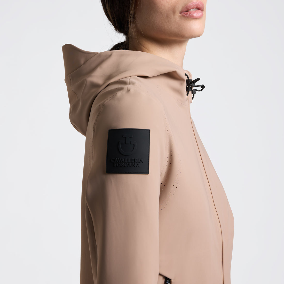 Cavalleria Toscana Perforated Jersey Softshell Jacket