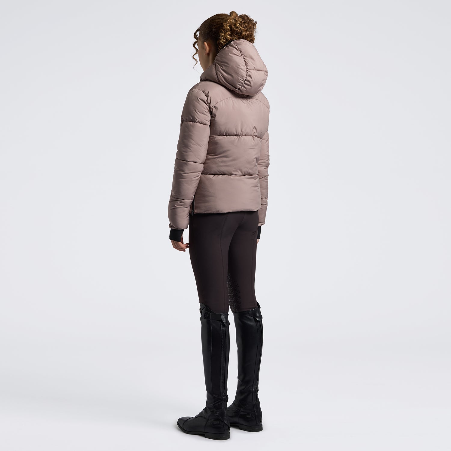 Cavalleria Toscana Childrens Unisex Nylon Puffer Jacket - Cipria