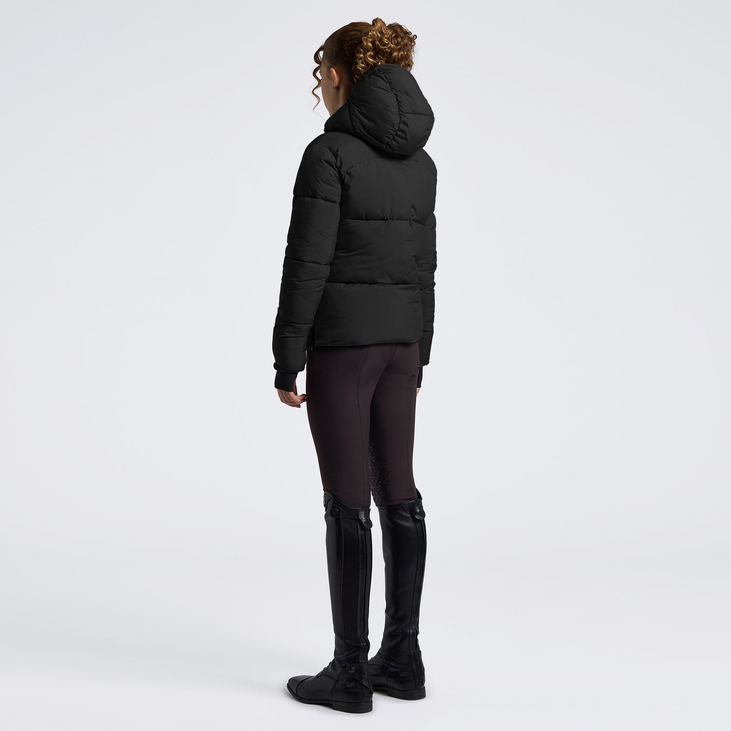 Cavalleria Toscana Childrens Nylon Puffer Jacket - Black