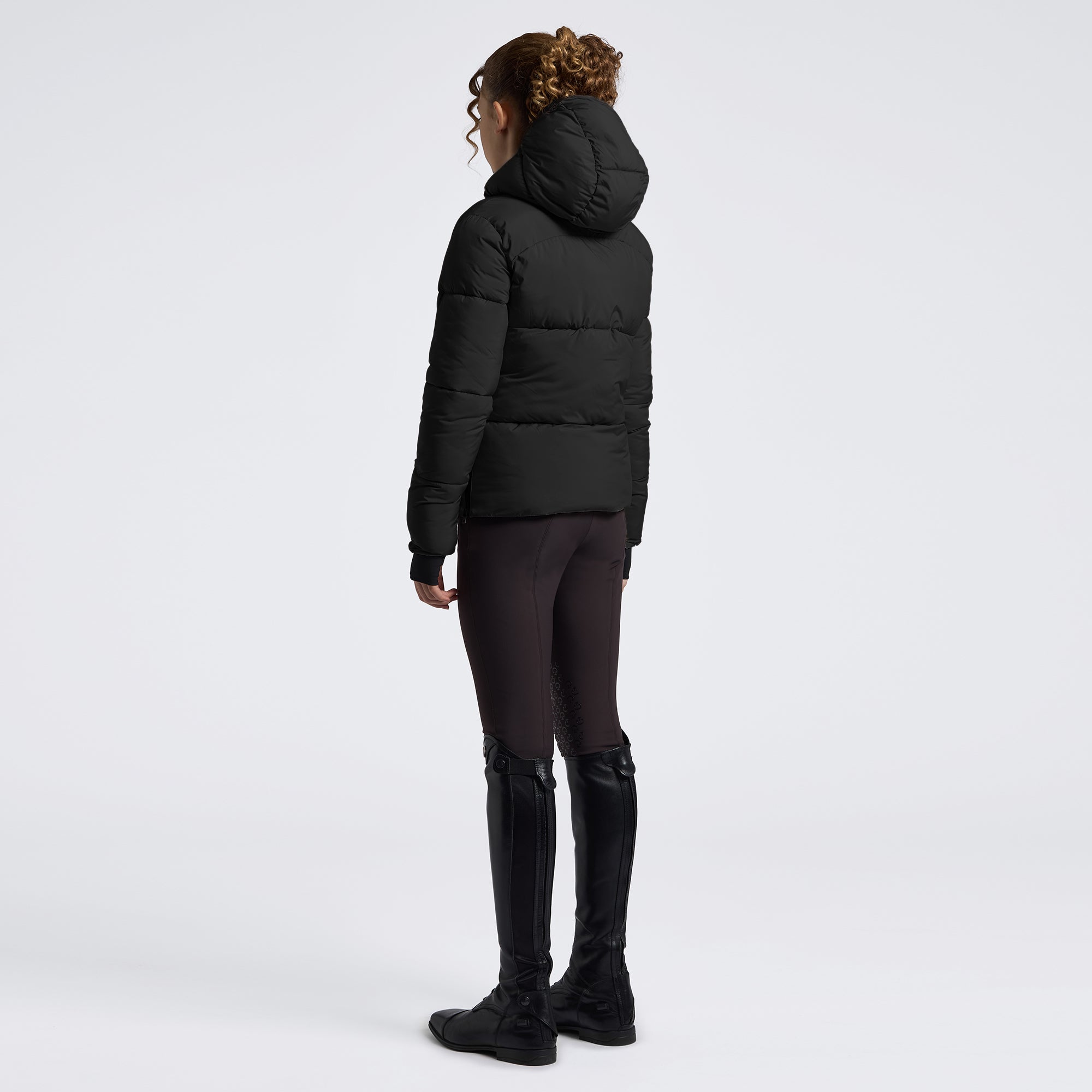 Cavalleria Toscana Childrens Nylon Puffer Jacket - Black