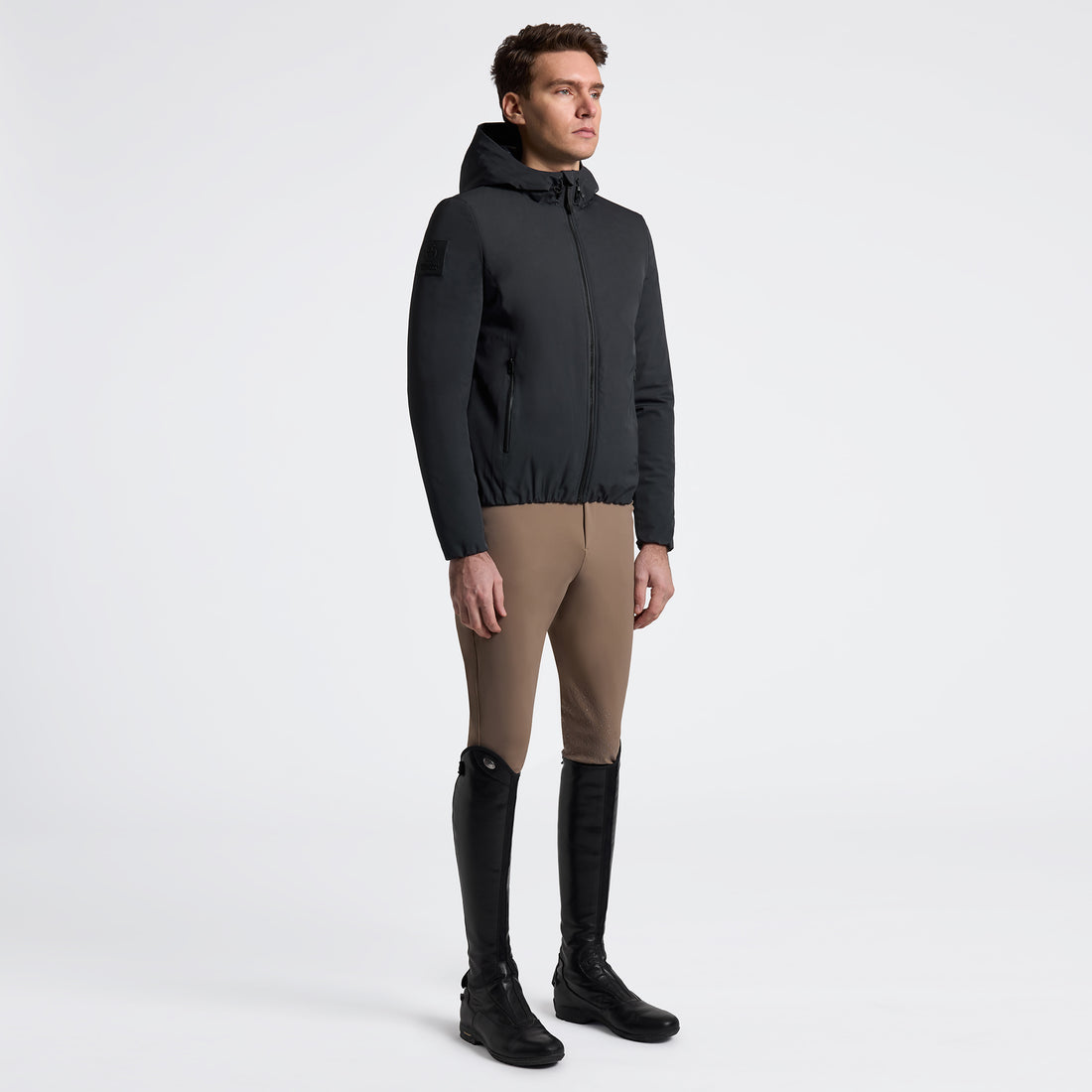 Cavalleria Toscana Mens Nylon Bomber Jacket