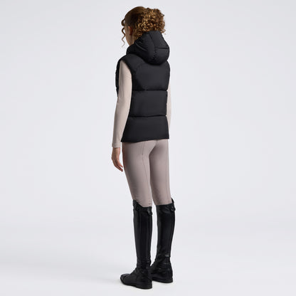 Cavalleria Toscana Unisex Nylon Puffer Vest - Black