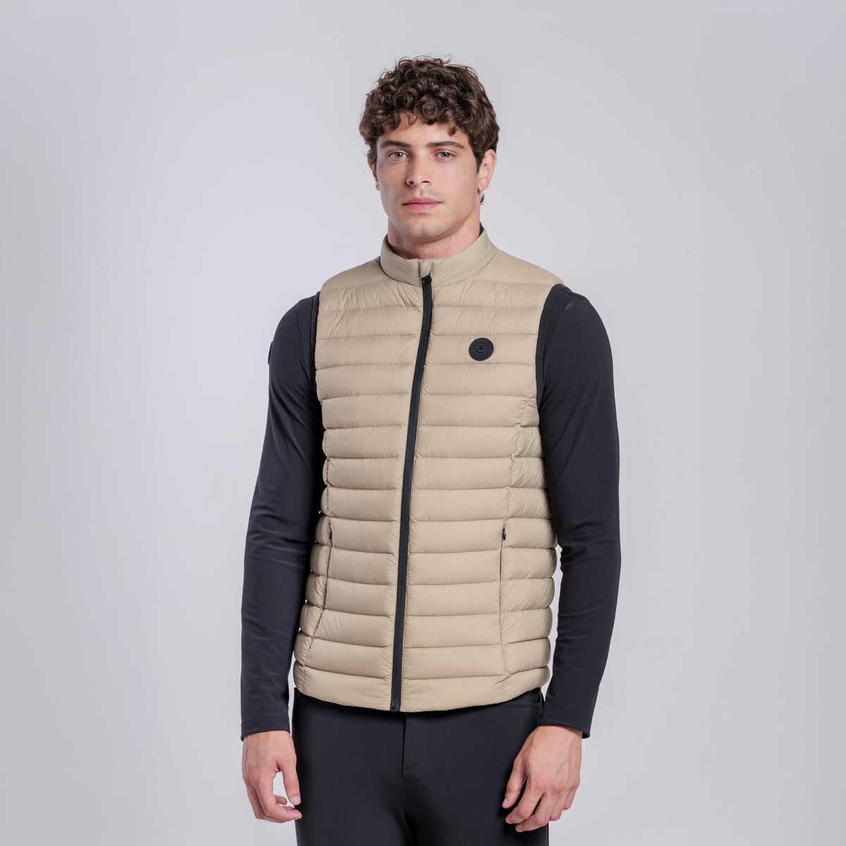 Cavalleria Toscana Men’s Lightweight Comfort Men’s Vest -Aluminium