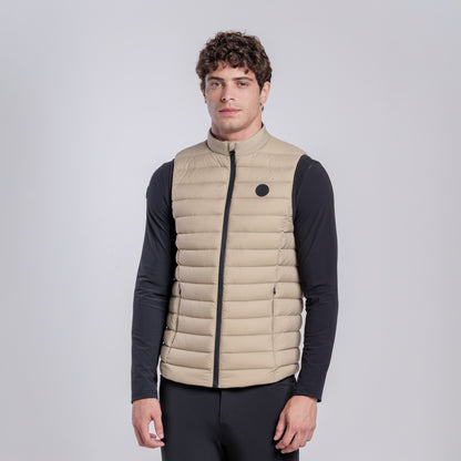 Cavalleria Toscana Men’s Lightweight Comfort Men’s Vest -Aluminium
