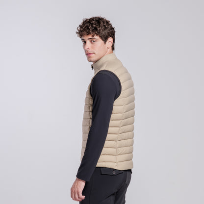 Cavalleria Toscana Men’s Lightweight Comfort Men’s Vest -Aluminium
