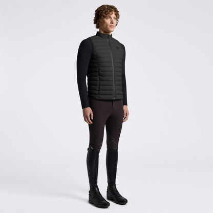 Cavalleria Toscana Men’s Lightweight Puffer Vest - Black