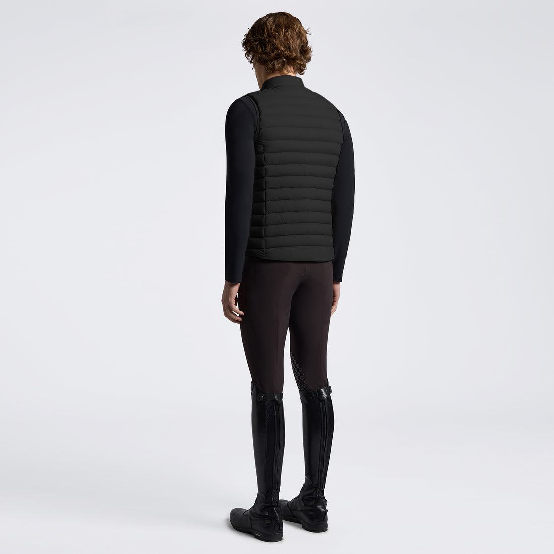 Cavalleria Toscana Men’s Lightweight Puffer Vest - Black