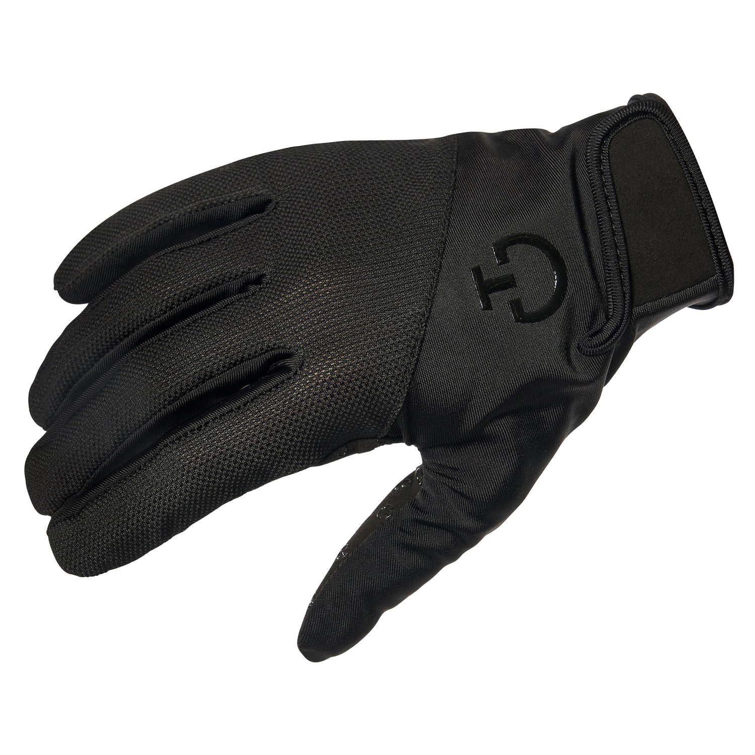 Cavalleria Toscana Black Mesh Grip Gloves