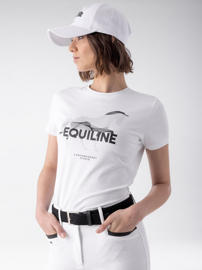 Equiline white logoT Shirt