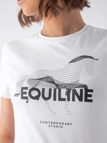 Equiline white logoT Shirt