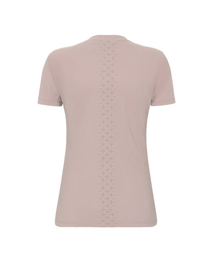 Trolle Athl Perforated T-shirt  in Faded Rose