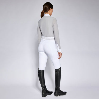 Cavalleria Toscana perforated long sleeve and bib competition shirt