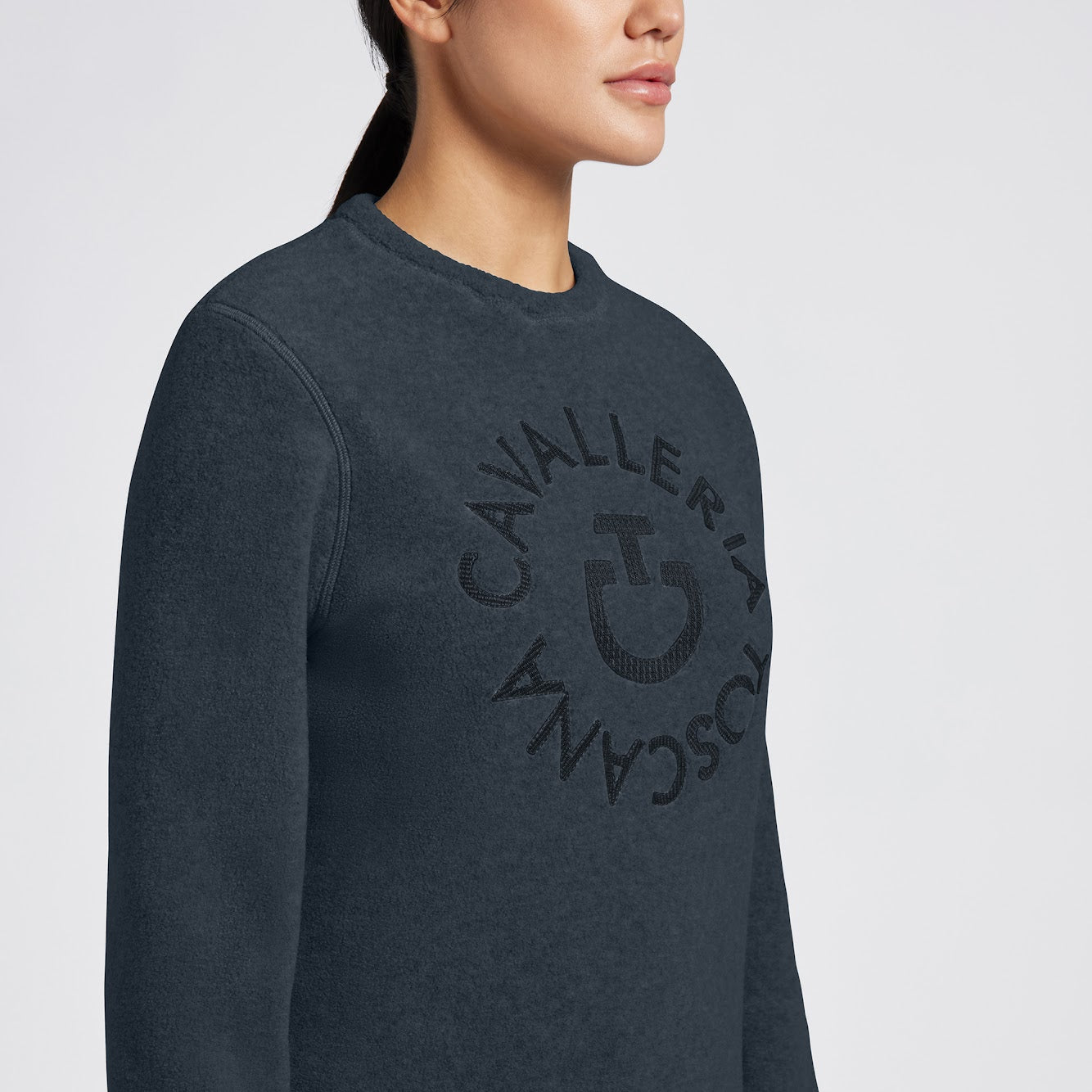 Cavalleria Toscana Fleece Crew Neck Pullover