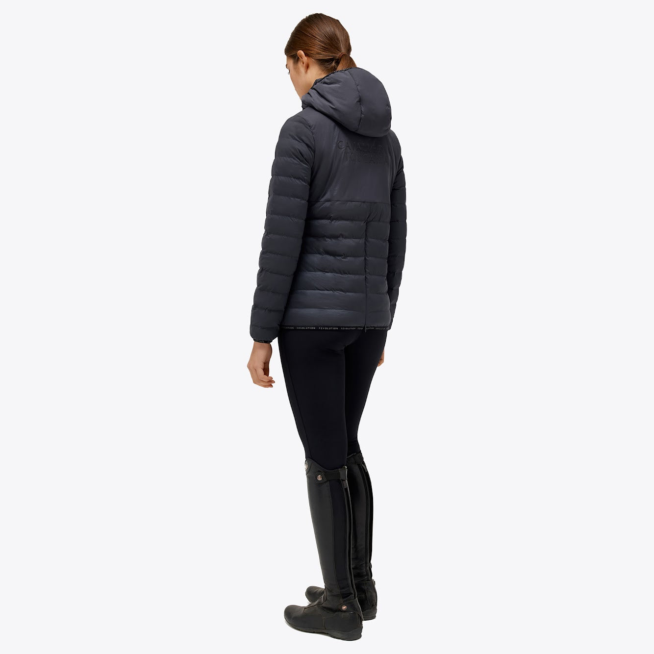 Cavalleria Toscana Grey Revo Nylon Puffer