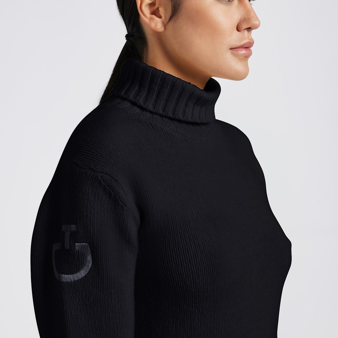 Cavalleria Toscana Oversized Turtleneck Sweater