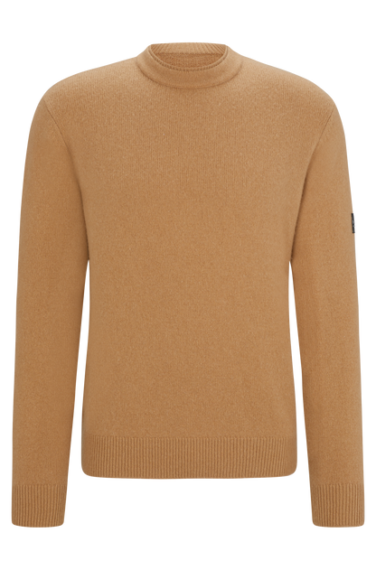 Boss Equestrian Men’s Rayn Luxury knitwear jumper Camel