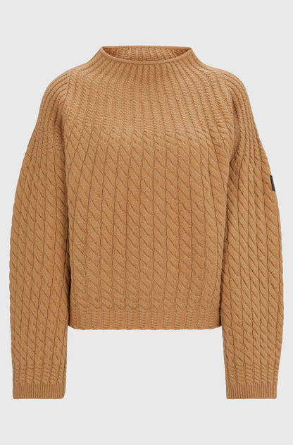 Boss Equestrian Claire Luxury Knitwear Jumper Camel